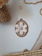 Tambourin décoratif à suspendre - Tambourin fleur